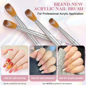 SAVILAND Kolinsky brush bristles close up showing flexible quality for smooth blends