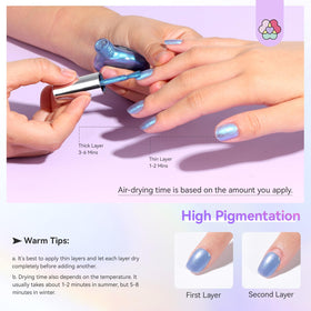 SAVILAND long-wear finish lasts up to 7 days with chip resistance