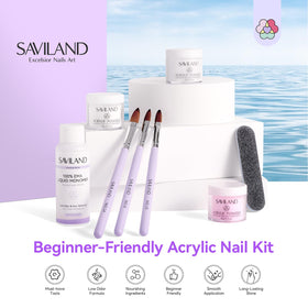 SAVILAND low-odor liquid monomer for smooth, consistent mixes.