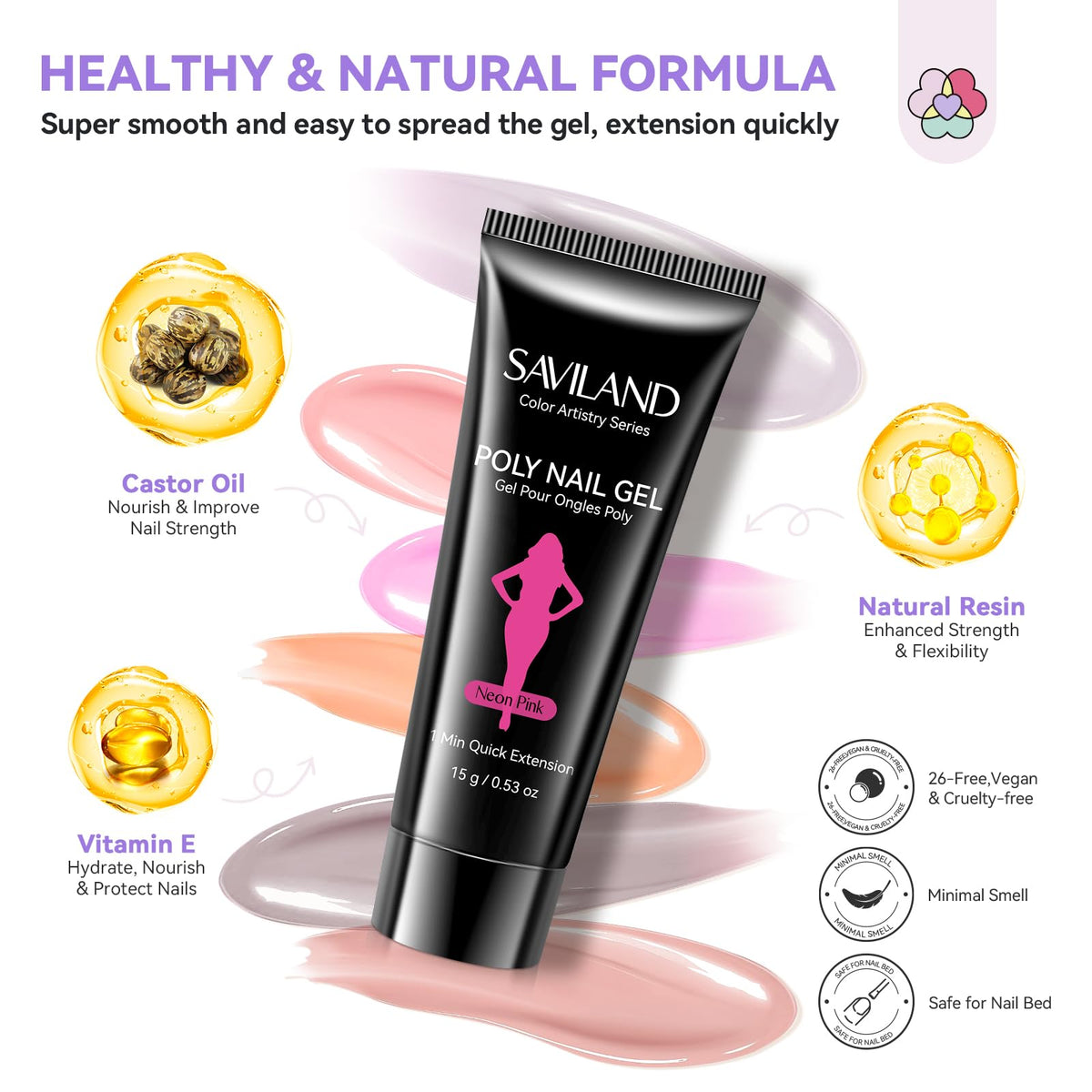 SAVILAND matte top gel bottle for chic, smudge-free results