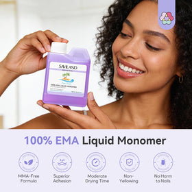 SAVILAND EMA monomer demonstrating medium-drying time for shaping.