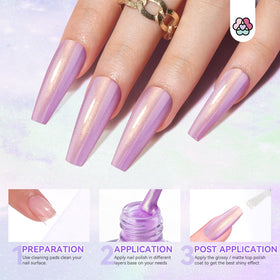 SAVILAND multi-color nail polish palette ready for creative mani ideas and nail art.