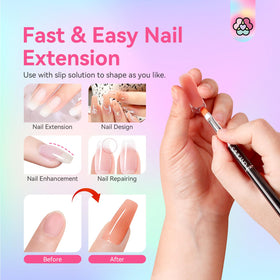SAVILAND nail art ideas using poly gel for chic designs