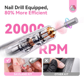 SAVILAND essential manicure tools and brushes for precise nail art at home