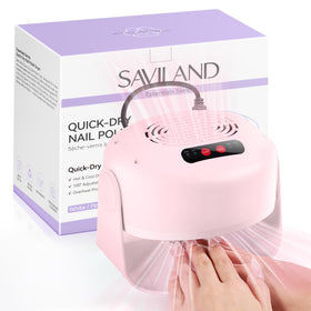 SAVILAND 600W Nail Dryer front view shows fast drying with adjustable angle.