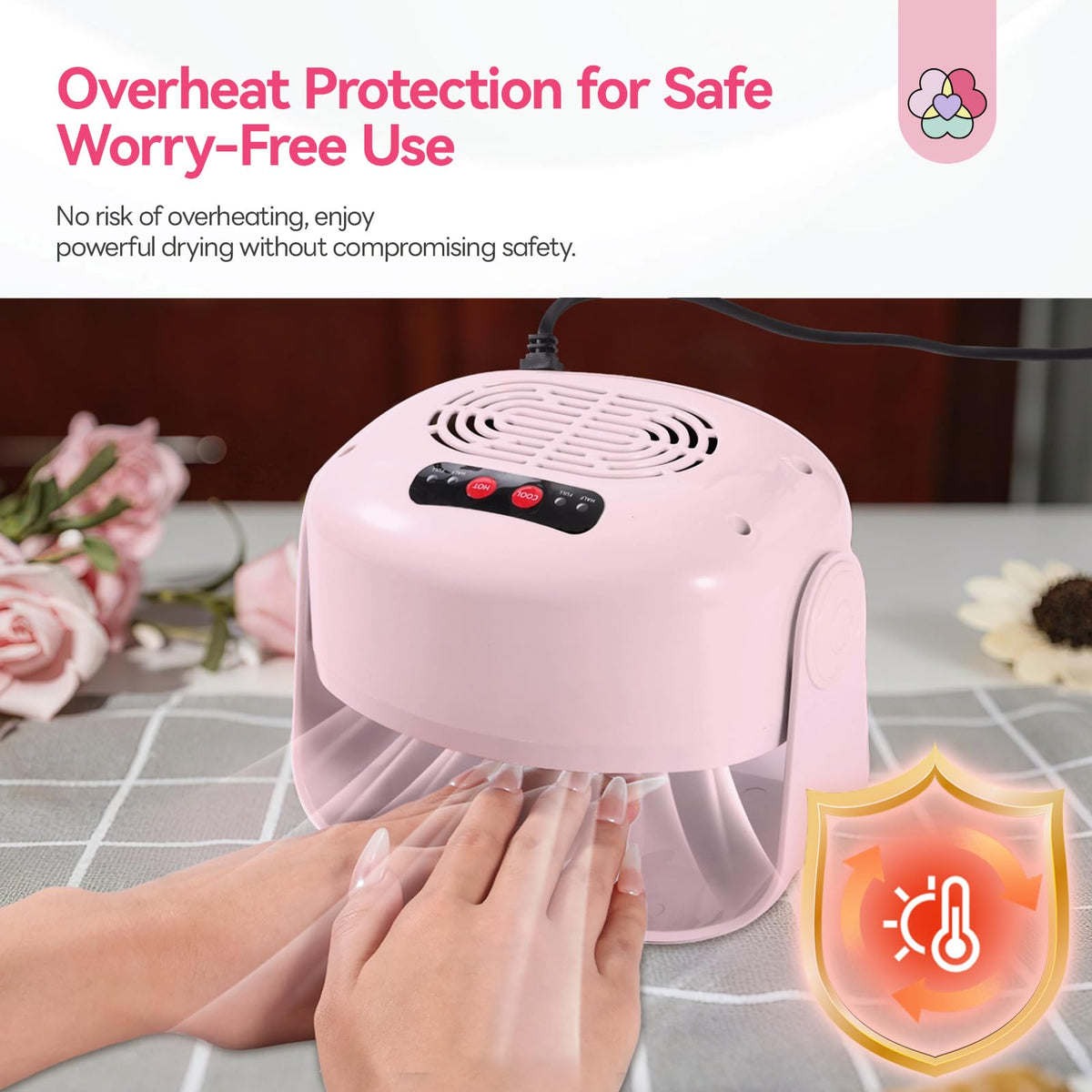 SAVILAND 600W Nail Dryer durable build supports long term salon use across voltages.