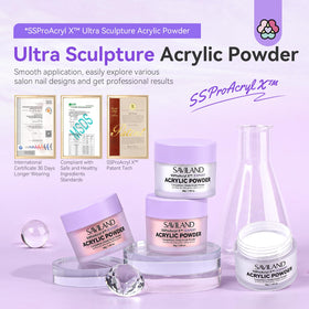 SAVILAND powder designed for nail extension and 3D carving projects.