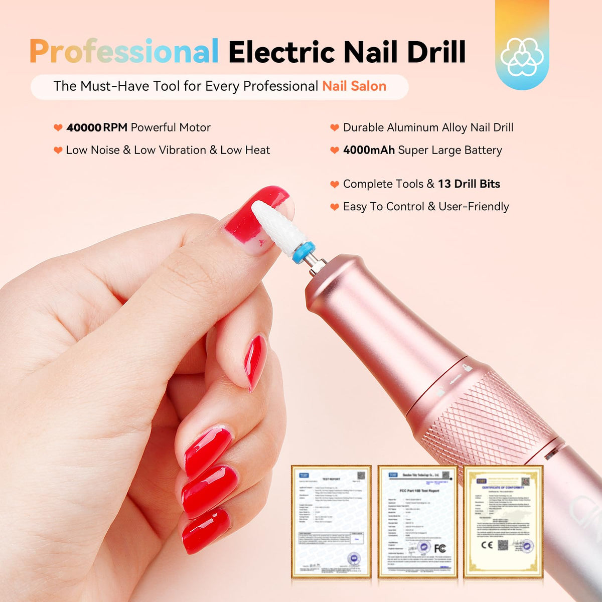 SAVILAND nail file and buffer included for smooth finishing