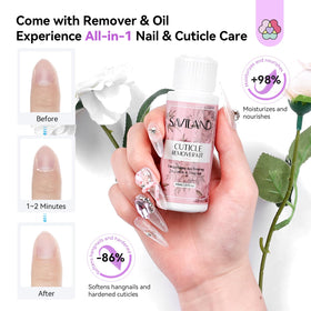 SAVILAND nail-lamp-88w cures gels quickly for a salon-like finish.