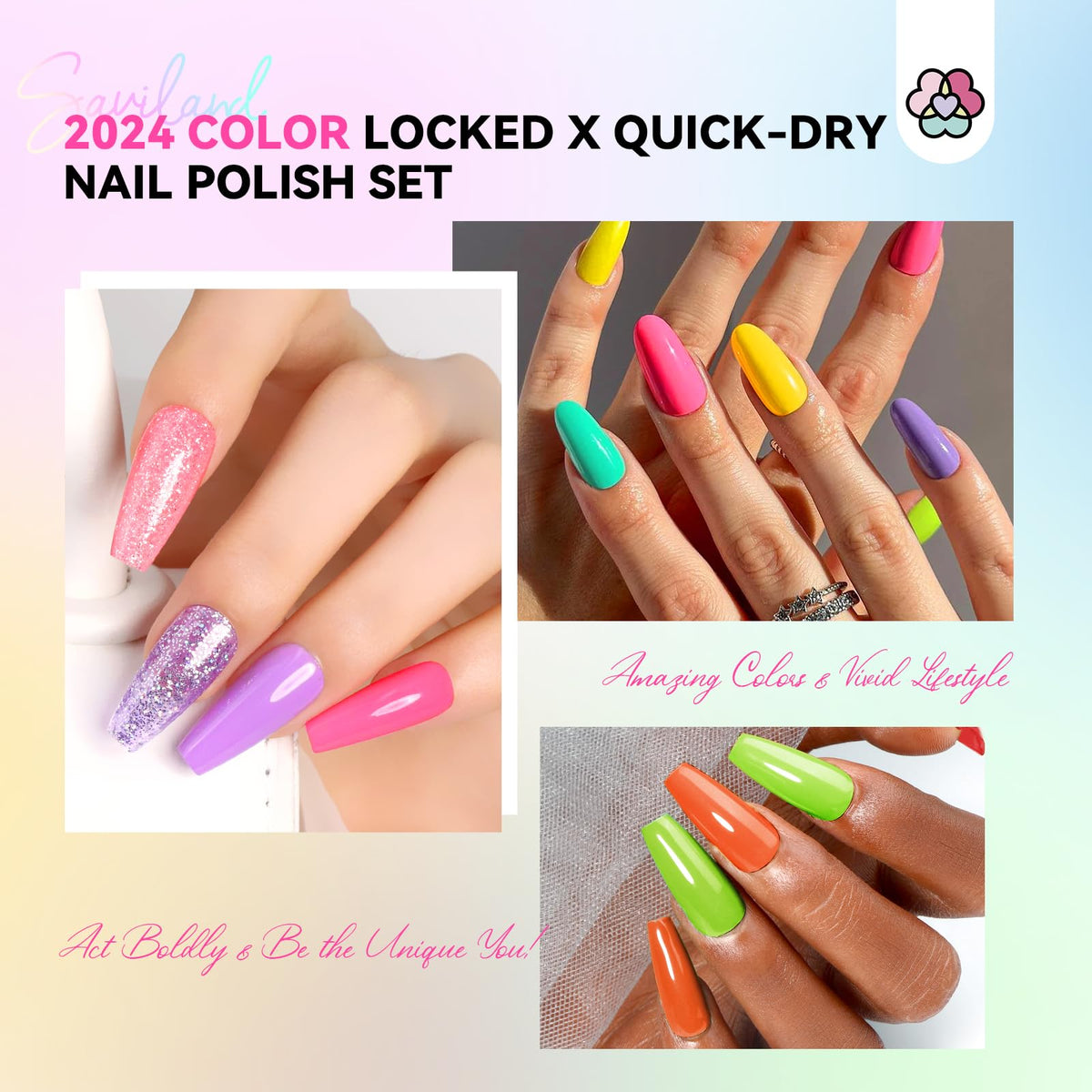 SAVILAND easy-application brush enables precise, smooth coats