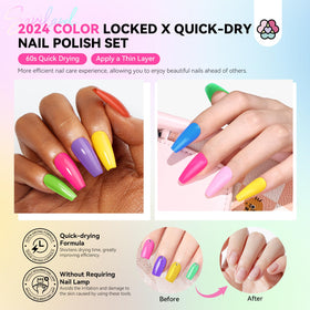 SAVILAND glitter accents enhance party-ready nail art
