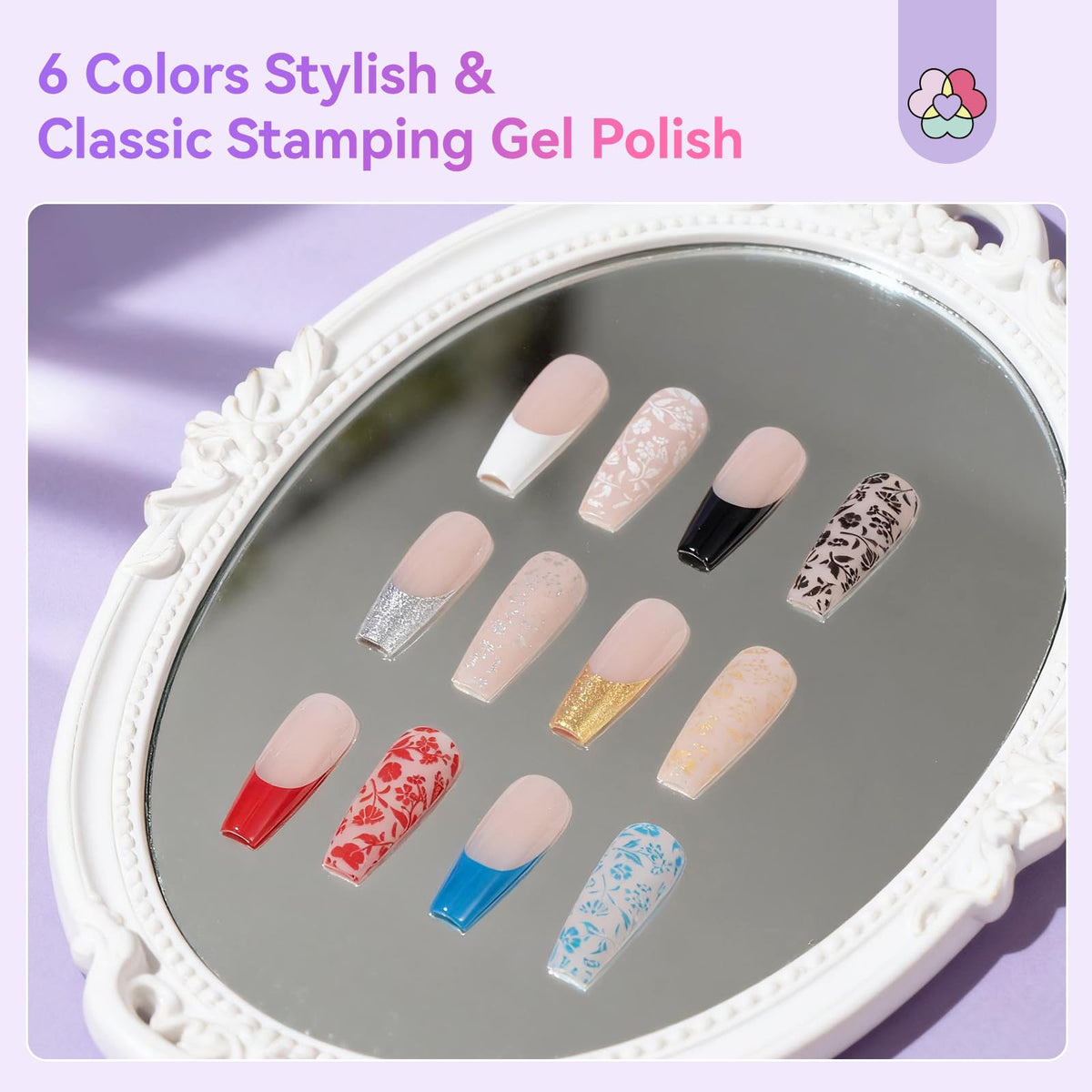 SAVILAND two pack nail stamping scrapers for clean transfers