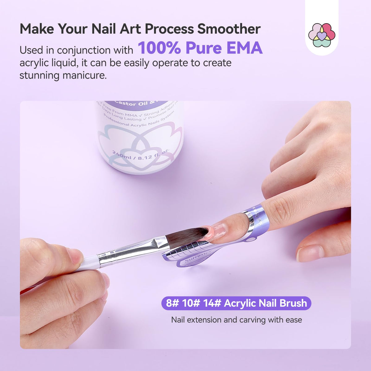 SAVILAND non-yellowing formula maintains natural nail clarity