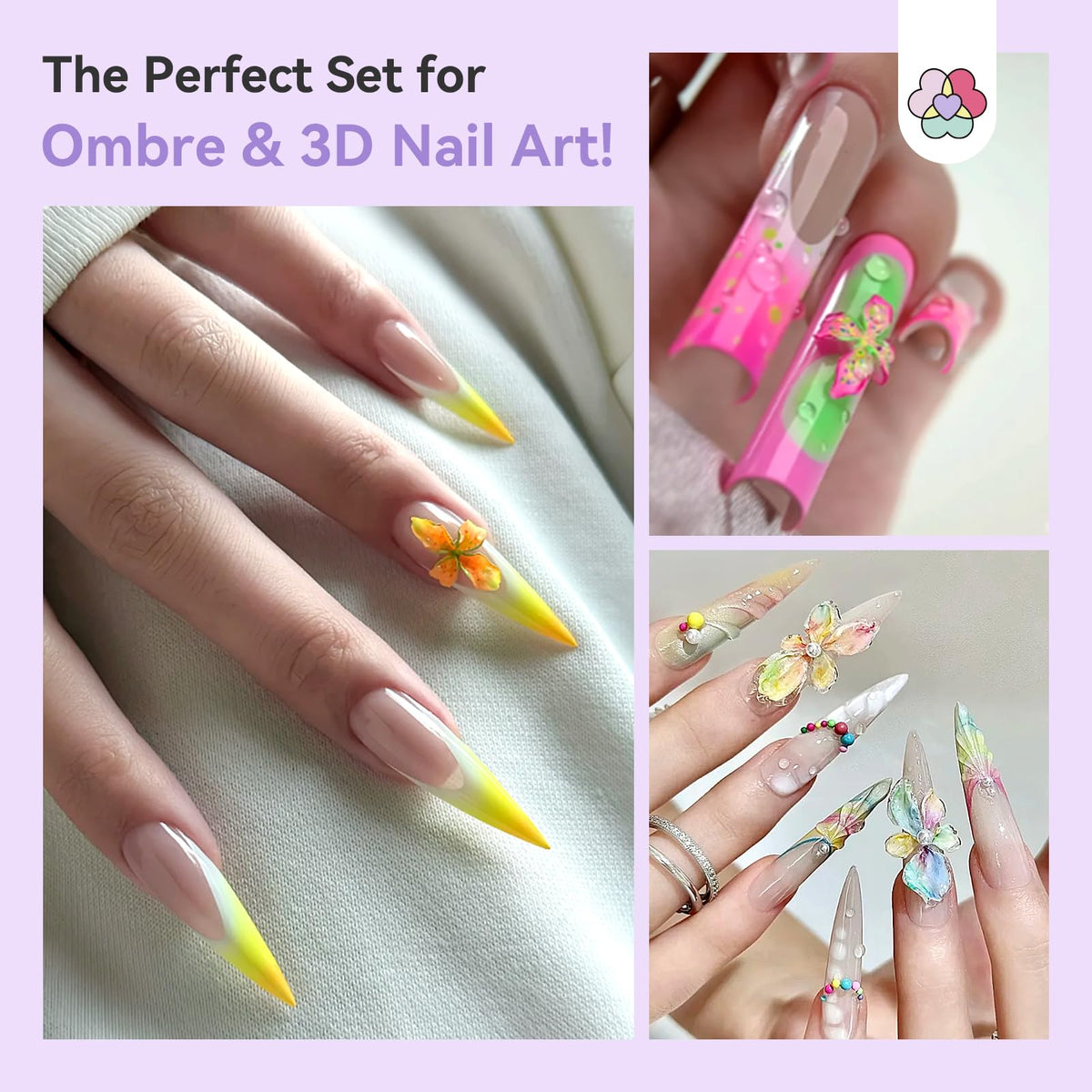 SAVILAND ombre-ready steps for eye-catching nail design at home.