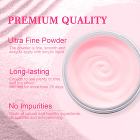 SAVILAND pink acrylic powder for 3D carving and nail art