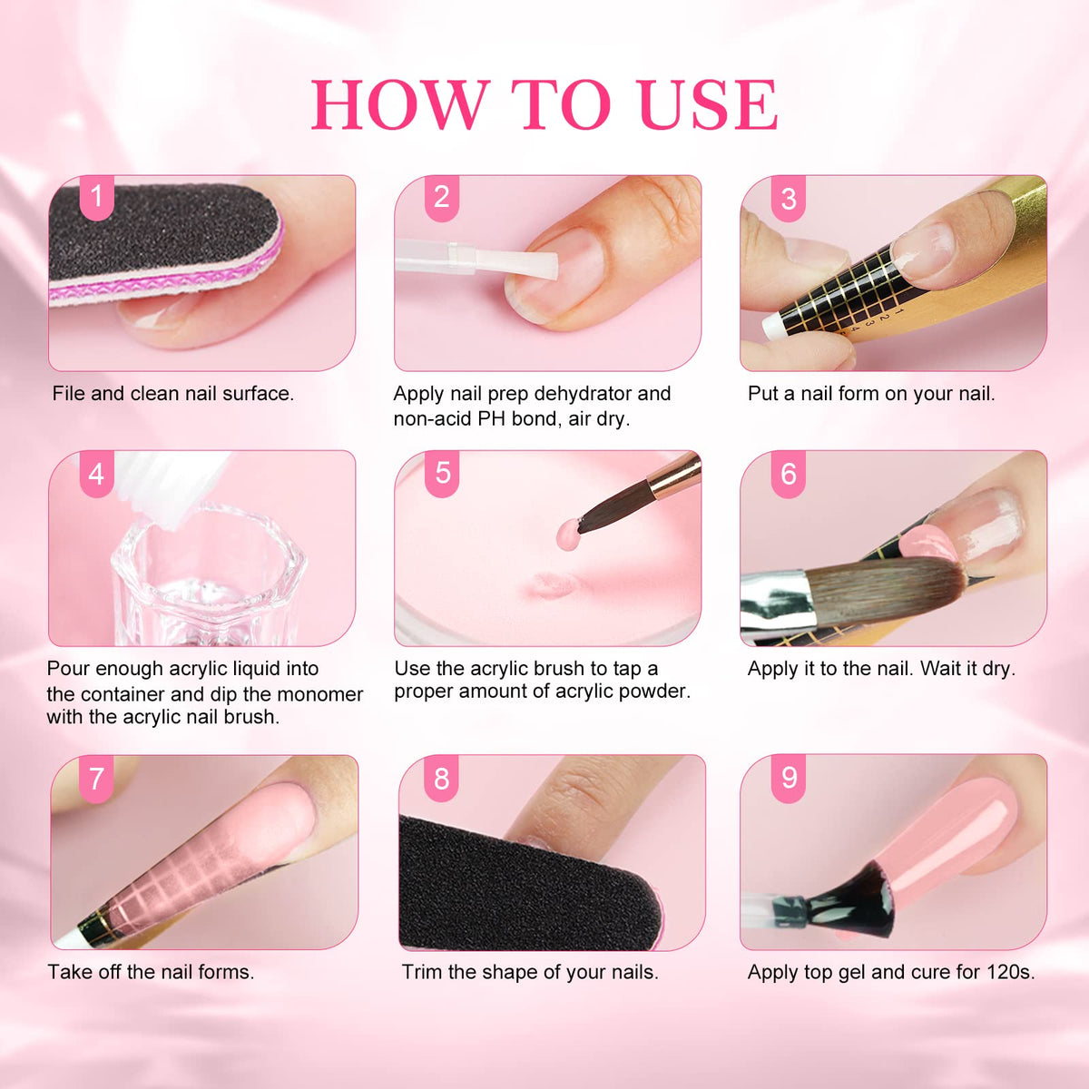 SAVILAND pink acrylic powder storage guidance and ventilation tips