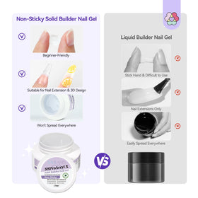SAVILAND Pro Solid Builder Gel bottle shown with everyday wear potential.