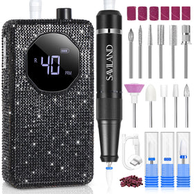 SAVILAND professional nail drill displaying 40,000 RPM speed for fast acrylic removal