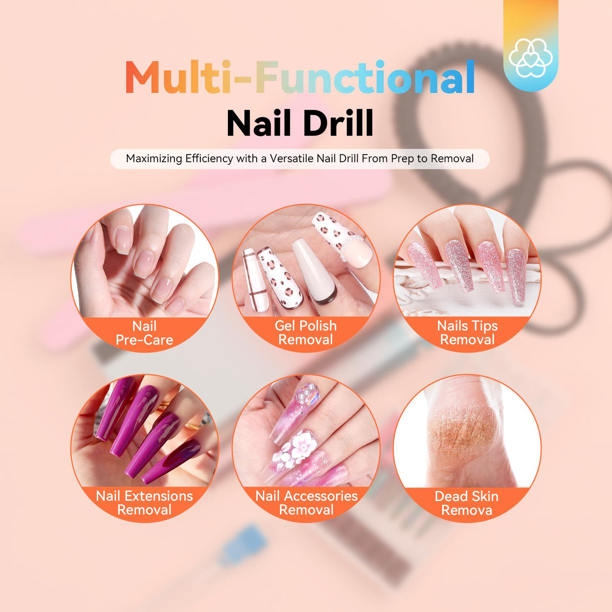SAVILAND professional salon kit for manicure and pedicure routines