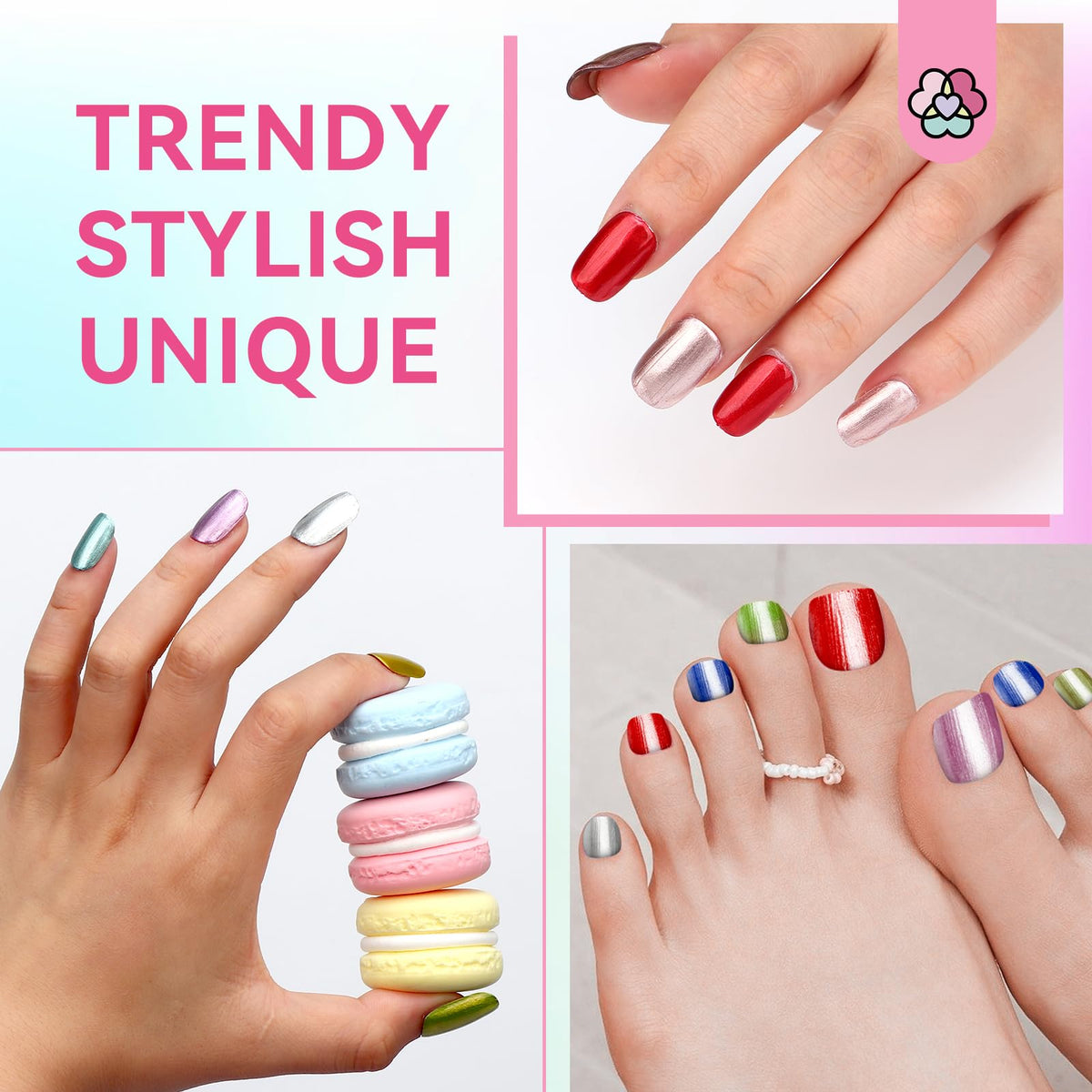 SAVILAND quick-dry formula in action for fast mani.