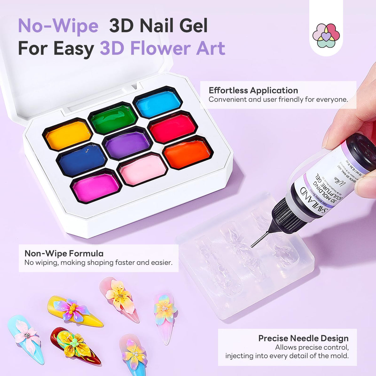 SAVILAND sponges and tools pictured for smooth blending and texture.