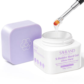 SAVILAND SSProX bottle clear showing durable gel for long-lasting nails
