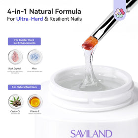 SAVILAND SSProX brush closeup highlighting smooth, self-leveling application