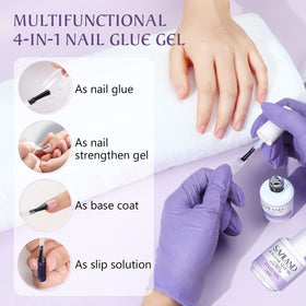 SAVILAND strong hold up to 30 days on nails and rhinestones