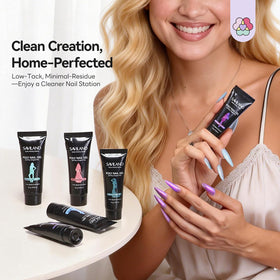 SAVILAND travel-ready poly gel nail kit for on-the-go manicures