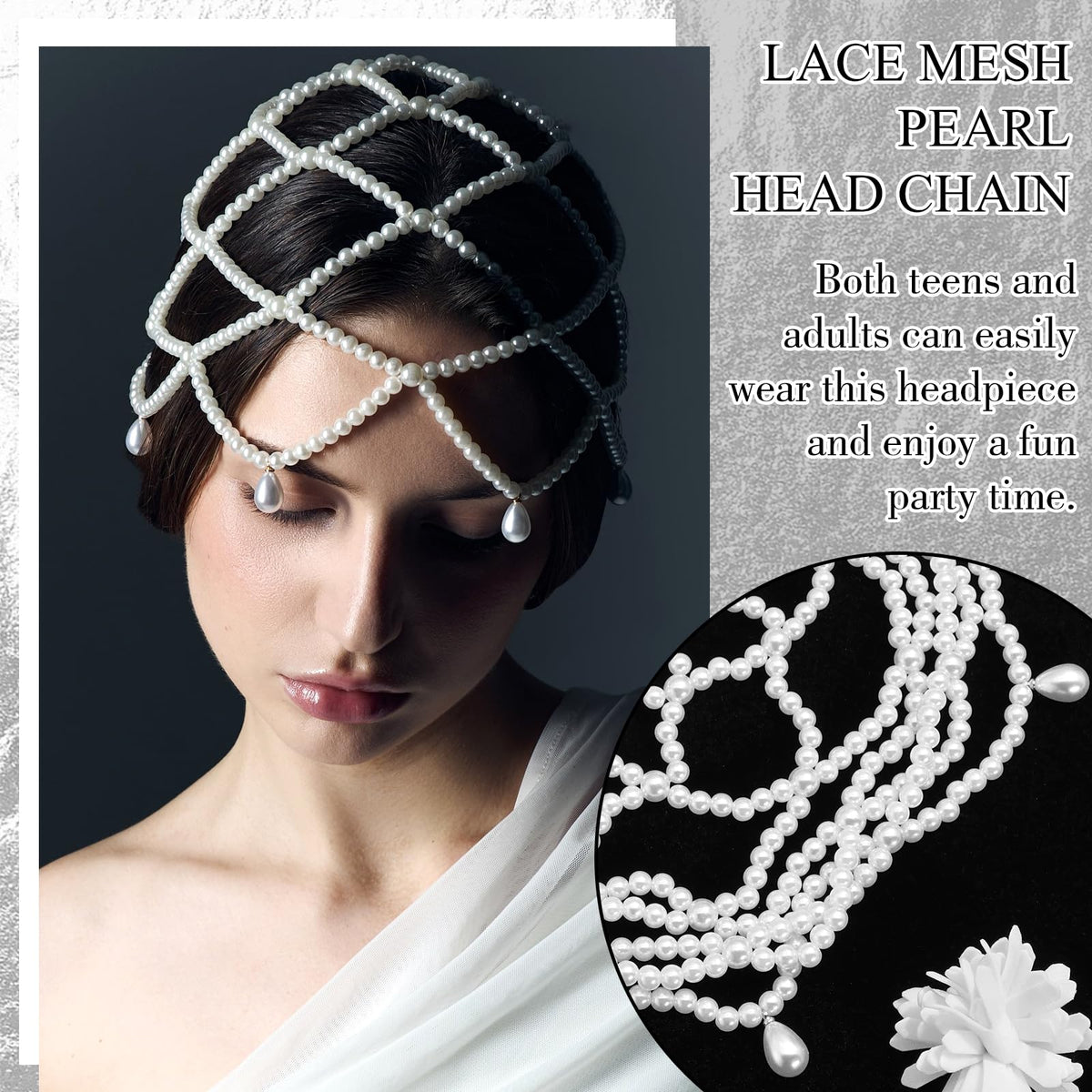 SAWINDA vintage-inspired design adds 1920s glamour to any look.