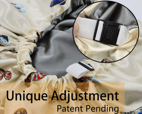 SAYMRE bonnet offers soft inner or smooth outer surface for comfort.