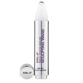 SBLA Neck-Chin-Jawline Wand roller in use for precise neck contouring