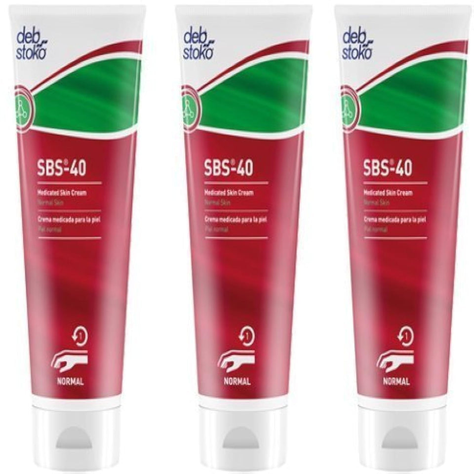 SBS-40 Skin Cream 100ml tubes—fast-absorbing hydration for daily skin care.