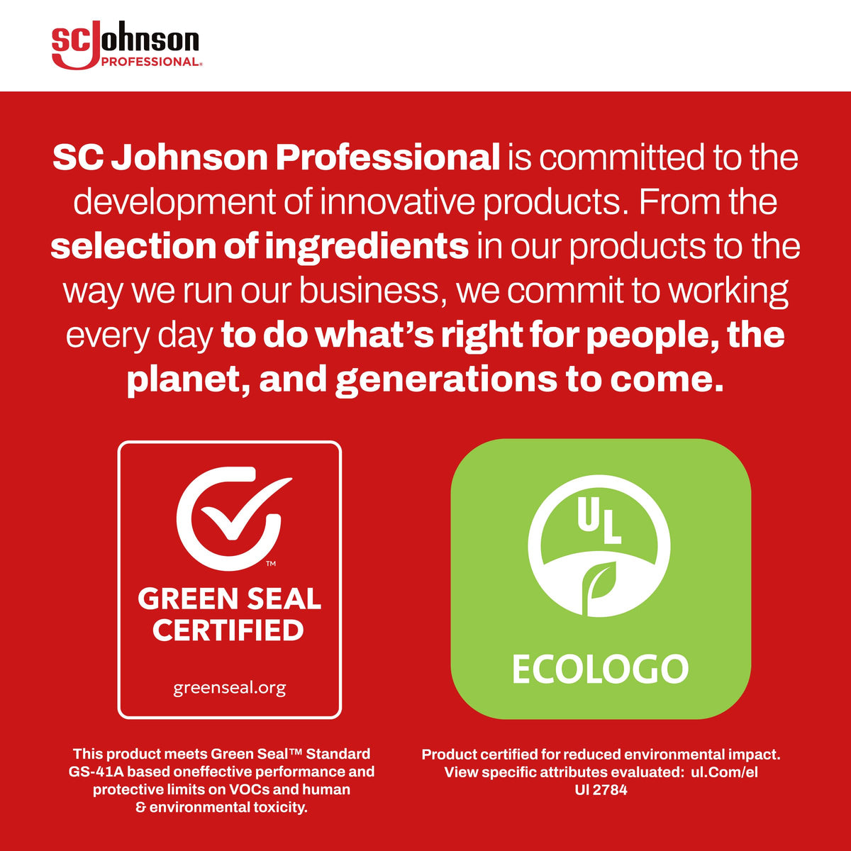 SC Johnson Professional perfume-free and dye-free foam soap for fragrance-sensitive users