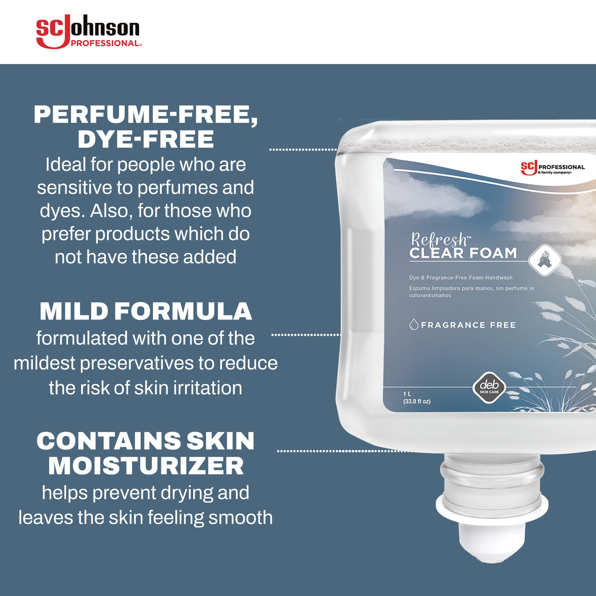 SC Johnson Professional hypoallergenic formula suitable for sensitive skin in workplaces