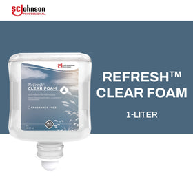 SC Johnson Professional Refresh Clear 1-liter cartridge for quick, effective foam hand washing