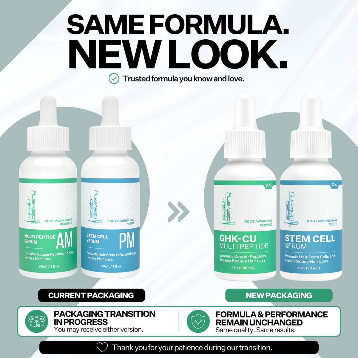 Scalp Delivery Anagain saw palmetto serum bottle supports scalp renewal.