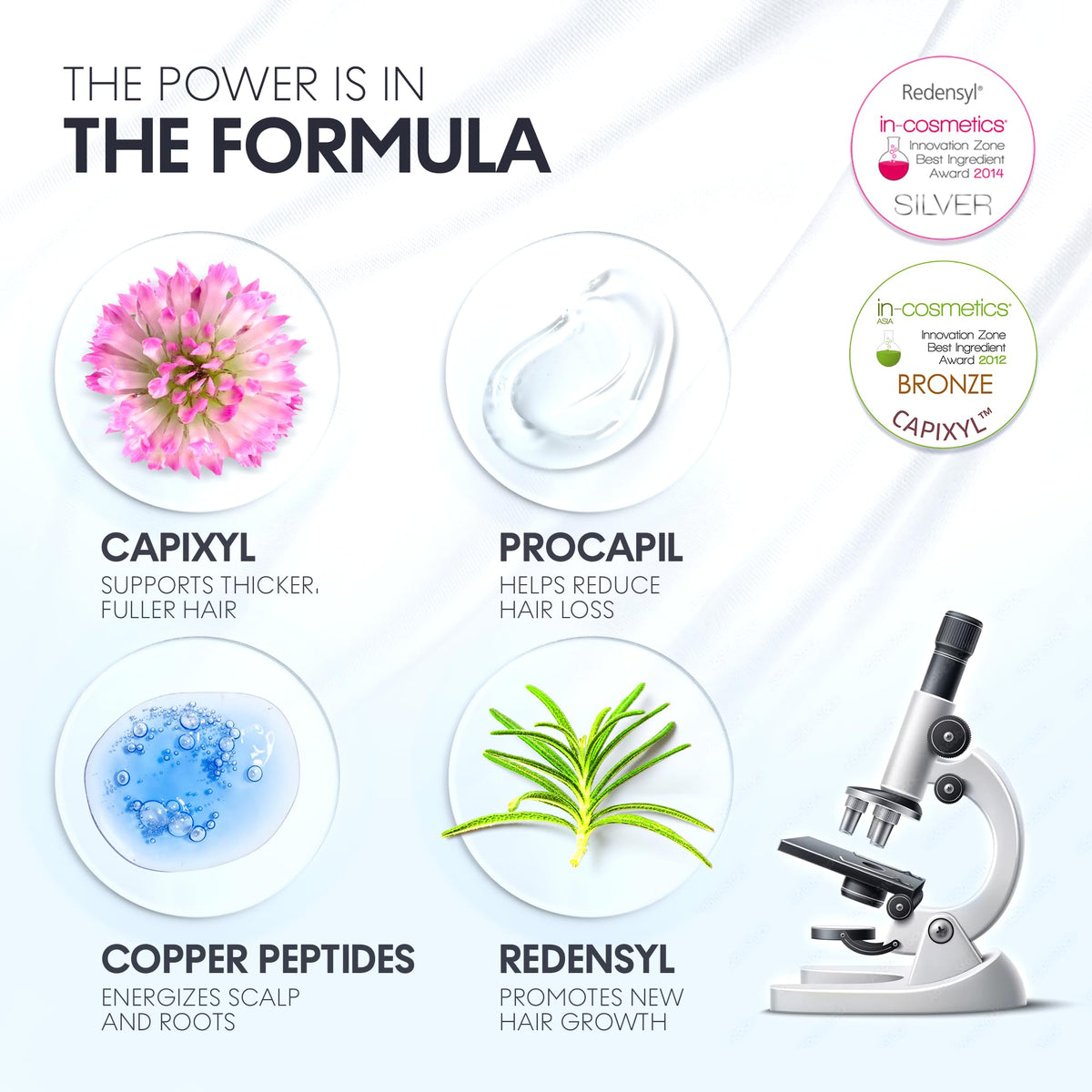 Scalp Delivery Swiss apple stem cells serum bottle supports overnight renewal.