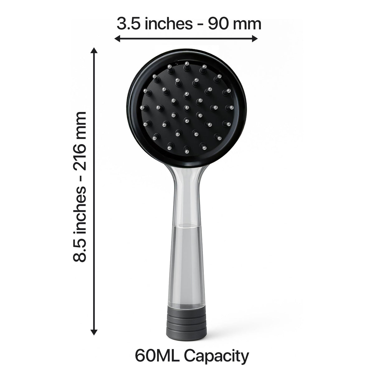 Mess-free oil application with Scalp Direct massager on the scalp