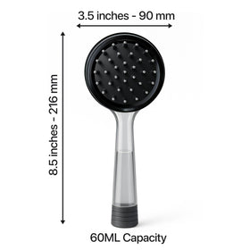 Mess-free oil application with Scalp Direct massager on the scalp