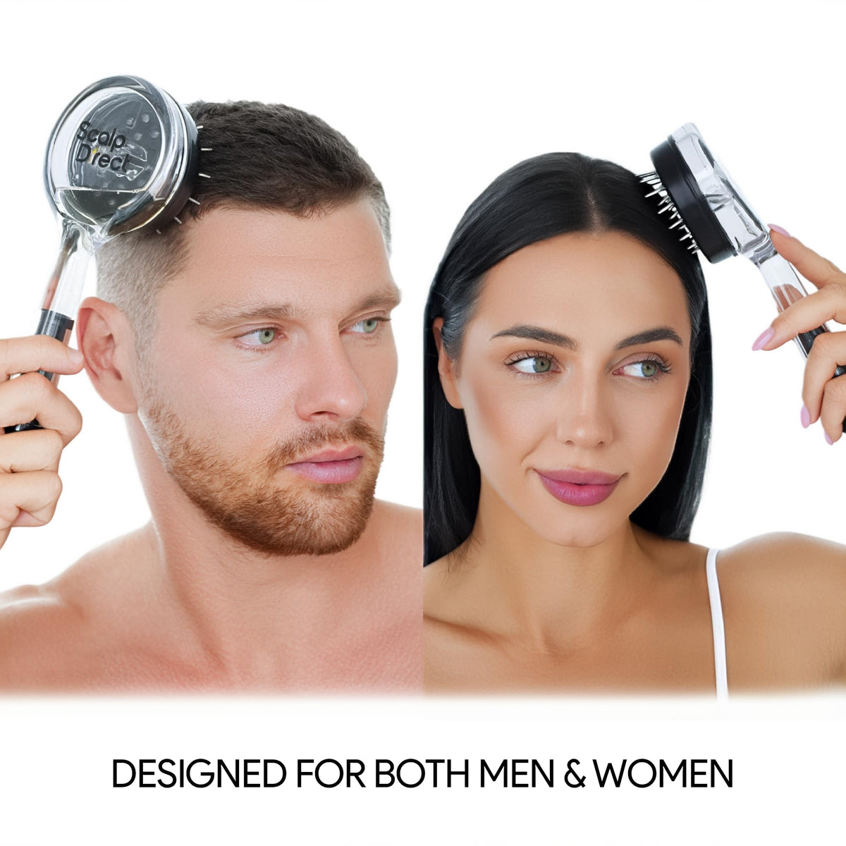 Product packaging of Scalp Direct showing easy-to-hold design