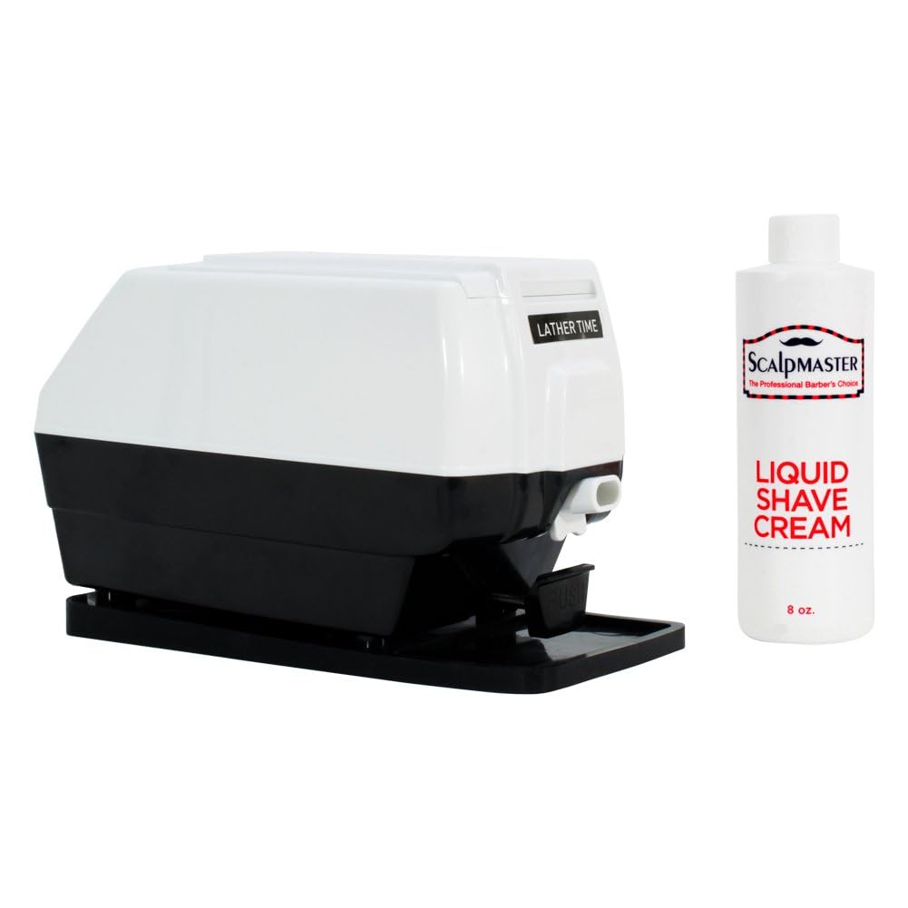 Scalpmaster Pro hot lather machine front view with quick heating feature