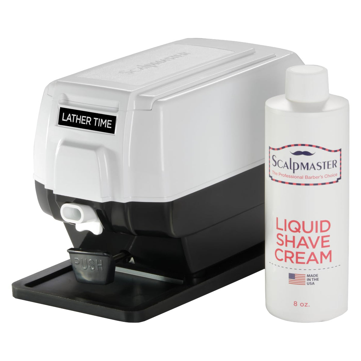 Scalpmaster Pro hot lather with extra large soap cup for all day use