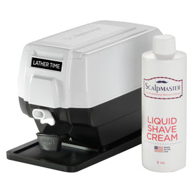 Scalpmaster Pro hot lather with extra large soap cup for all day use