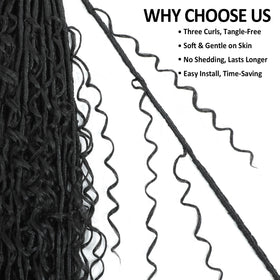 Scanbos Boho Locs 24in soft-volume close-up highlights bounce and texture.