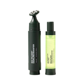Scandinavian Biolabs Bio-Pilixin hairline booster rollerball for targeted application.