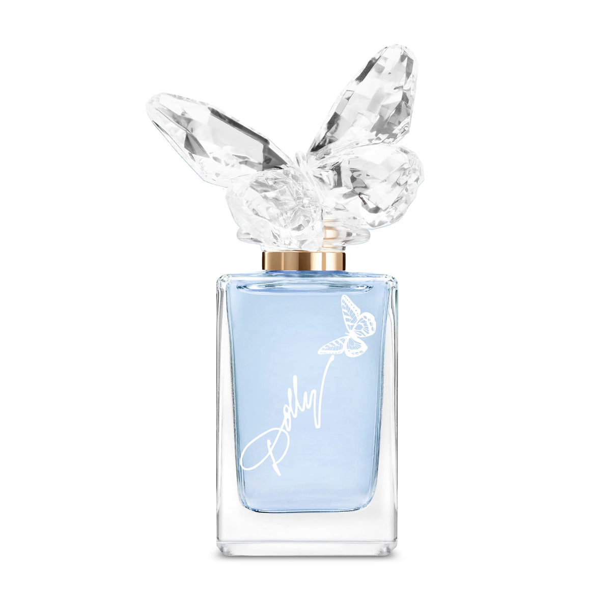 SCENT BEAUTY Early Morning Breeze bottle with butterfly cap for daytime wear.