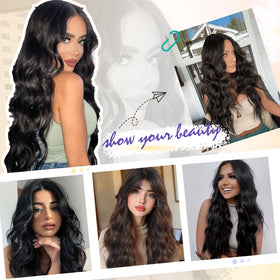 SCENTW HD lace front wig delivers a realistic hairline at close range