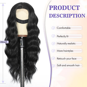 SCENTW long-wavy wig adds movement and glamour for stylish everyday wear