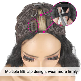 Scentw V Part Wig packaging highlights convenient one-piece solution.